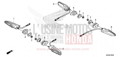 CLIGNOTANT VFR1200XE de 2014